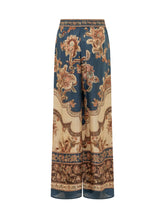 ZIMMERMANN - Aster Pantaloni Relaxed con Stampa Floreale - Multicolore - LIDIASHOPPING® - Official Website