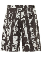 GIVENCHY - Shorts con Stampa Fotografica - Nero - LIDIASHOPPING® - Official Website
