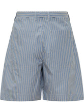 GIVENCHY - Bermuda a Righe con Cintura da Annodare - Blu - LIDIASHOPPING® - Official Website