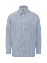 GIVENCHY - Seam Overshirt a Righe - Blu - LIDIASHOPPING® - Official Website