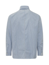 GIVENCHY - Seam Overshirt a Righe - Blu - LIDIASHOPPING® - Official Website