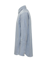 GIVENCHY - Seam Overshirt a Righe - Blu - LIDIASHOPPING® - Official Website
