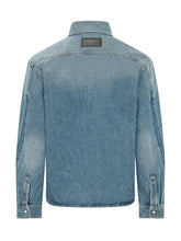 GIVENCHY - Camicia Denim Classic con Tasche - Blu - LIDIASHOPPING® - Official Website