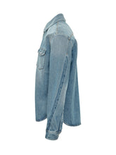 GIVENCHY - Camicia Denim Classic con Tasche - Blu - LIDIASHOPPING® - Official Website
