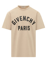 GIVENCHY - T-shirt Regular Fit con Lettering - Beige - LIDIASHOPPING® - Official Website