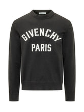 GIVENCHY - Intarsia Logo Crewneck Sweater - Black - LIDIASHOPPING® - Official Website