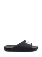 GIVENCHY - Sandalo Slide Flat con Fascia - Nero - LIDIASHOPPING® - Official Website