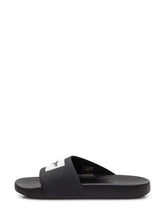 GIVENCHY - Sandalo Slide Flat con Fascia - Nero - LIDIASHOPPING® - Official Website