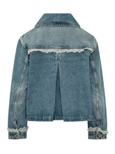 GANNI - Giacca con Profili in Pizzo - Blu - LIDIASHOPPING® - Official Website