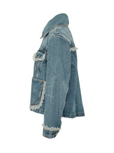 GANNI - Giacca con Profili in Pizzo - Blu - LIDIASHOPPING® - Official Website