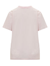 GANNI - T-shirt Jersey con Stampa Granchio - Rosa - LIDIASHOPPING® - Official Website