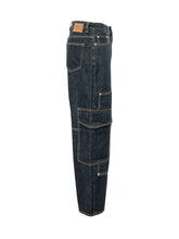 GANNI - Audri Pantaloni Denim con Tasche - Blu - LIDIASHOPPING® - Official Website