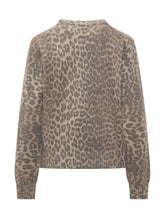 GANNI - Maglia con Tigre - Beige - LIDIASHOPPING® - Official Website