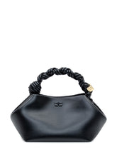 GANNI - Bou Mini Bag con Manico Intrecciato - Nero - LIDIASHOPPING® - Official Website