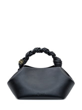 GANNI - Bou Mini Bag con Manico Intrecciato - Nero - LIDIASHOPPING® - Official Website