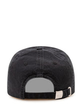 GANNI - Embroidered Logo Baseball Cap - Black - LIDIASHOPPING® - Official Website