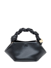 GANNI - Bou Mini Bag con Manico Intrecciato - Nero | Lidia Shopping | Official Website