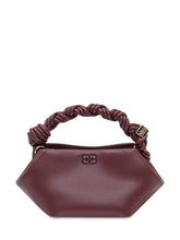 GANNI - Bou Mini Bag con Manico Intrecciato - Rosso - LIDIASHOPPING® - Official Website