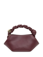 GANNI - Bou Mini Bag con Manico Intrecciato - Rosso - LIDIASHOPPING® - Official Website