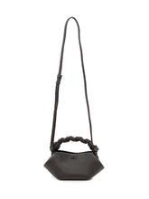 GANNI - Bou Mini Bag con Manico Intrecciato - Nero - LIDIASHOPPING® - Official Website