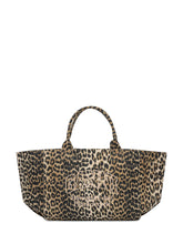 GANNI - Shopper con Motivo Animalier - Multicolore | Lidia Shopping | Official Website