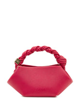 GANNI - Borsa Bou Mini con Manico Intrecciato - Rosa - LIDIASHOPPING® - Official Website