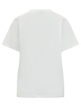 GANNI - T-shirt Relaxed con Stampa Ciliegie - Bianco - LIDIASHOPPING® - Official Website