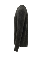 POLO RALPH LAUREN - Maglia a Trecce con Logo Ricamato - Nero - LIDIASHOPPING® - Official Website