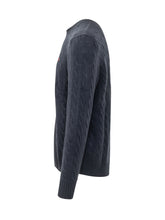POLO RALPH LAUREN - Maglia Girocollo con Motivo a Trecce - Blu - LIDIASHOPPING® - Official Website
