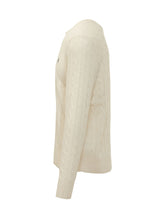 POLO RALPH LAUREN - Crewneck Sweater with Cable Pattern - White - LIDIASHOPPING® - Official Website