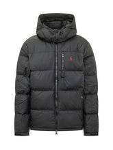 POLO RALPH LAUREN - Padded Jacket with Hood and Chest Pocket - Black - LIDIASHOPPING® - Official Website