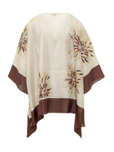 BRUNELLO CUCINELLI - Blusa con Stampa Floreale - Beige - LIDIASHOPPING® - Official Website