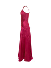 SIMONA CORSELLINI - Abito Lungo con Spalline Decorate - Rosa - LIDIASHOPPING® - Official Website