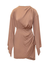 SEMICOUTURE - Nelia Abito Corto Drappeggiato - Rosa - LIDIASHOPPING® - Official Website