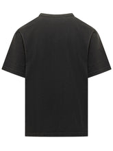 STONE ISLAND - T-shirt con Tasca Applicata - Nero - LIDIASHOPPING® - Official Website