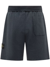 STONE ISLAND - Knit Bermuda Shorts with Patch Pockets - Blue - LIDIASHOPPING® - Official Website