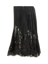 STELLA MCCARTNEY - Gonna con Inserto in Pizzo - Nero - LIDIASHOPPING® - Official Website