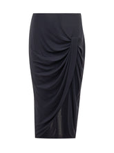 STELLA MCCARTNEY - Draped Skirt - Blue - LIDIASHOPPING® - Official Website