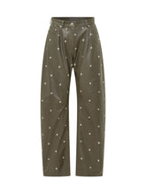 STELLA MCCARTNEY - Pantaloni con Applicazioni - Verde - LIDIASHOPPING® - Official Website