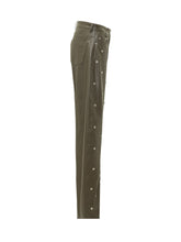 STELLA MCCARTNEY - Pantaloni con Applicazioni - Verde - LIDIASHOPPING® - Official Website