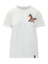 STELLA MCCARTNEY - T-shirt with Horse Graphic - White - LIDIASHOPPING® - Official Website