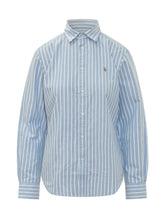 POLO RALPH LAUREN - Camicia a Righe con Colletto - Blu - LIDIASHOPPING® - Official Website
