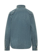 POLO RALPH LAUREN - Camicia con Colletto e Logo Ricamato - Blu - LIDIASHOPPING® - Official Website