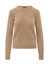 POLO RALPH LAUREN - Julianna Cable Knit Pullover - Beige - LIDIASHOPPING® - Official Website