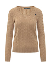 POLO RALPH LAUREN - Kimberly Pullover a Trecce - Beige - LIDIASHOPPING® - Official Website