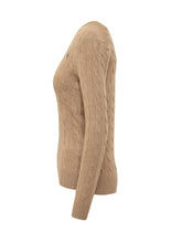 POLO RALPH LAUREN - Kimberly Pullover a Trecce - Beige - LIDIASHOPPING® - Official Website