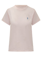 POLO RALPH LAUREN - T-shirt con Logo Ricamato - Rosa | Lidia Shopping ® | Official Website