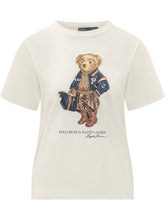 POLO RALPH LAUREN - T-shirt con Orso Stampato - Bianco - LIDIASHOPPING® - Official Website