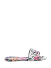DOLCE & GABBANA - Sandali Flat Floreali - Multicolore | Lidia Shopping | Official Website