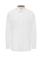 BURBERRY - Sherfield Camicia con Colletto - Bianco - LIDIASHOPPING® - Official Website